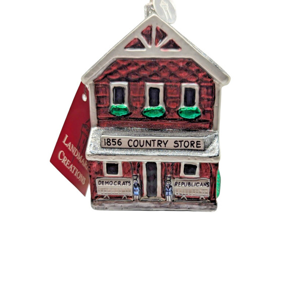 Landmark Creations The 1856 Country Store Hand Painted European Glass Ornament - Picture 6 of 16